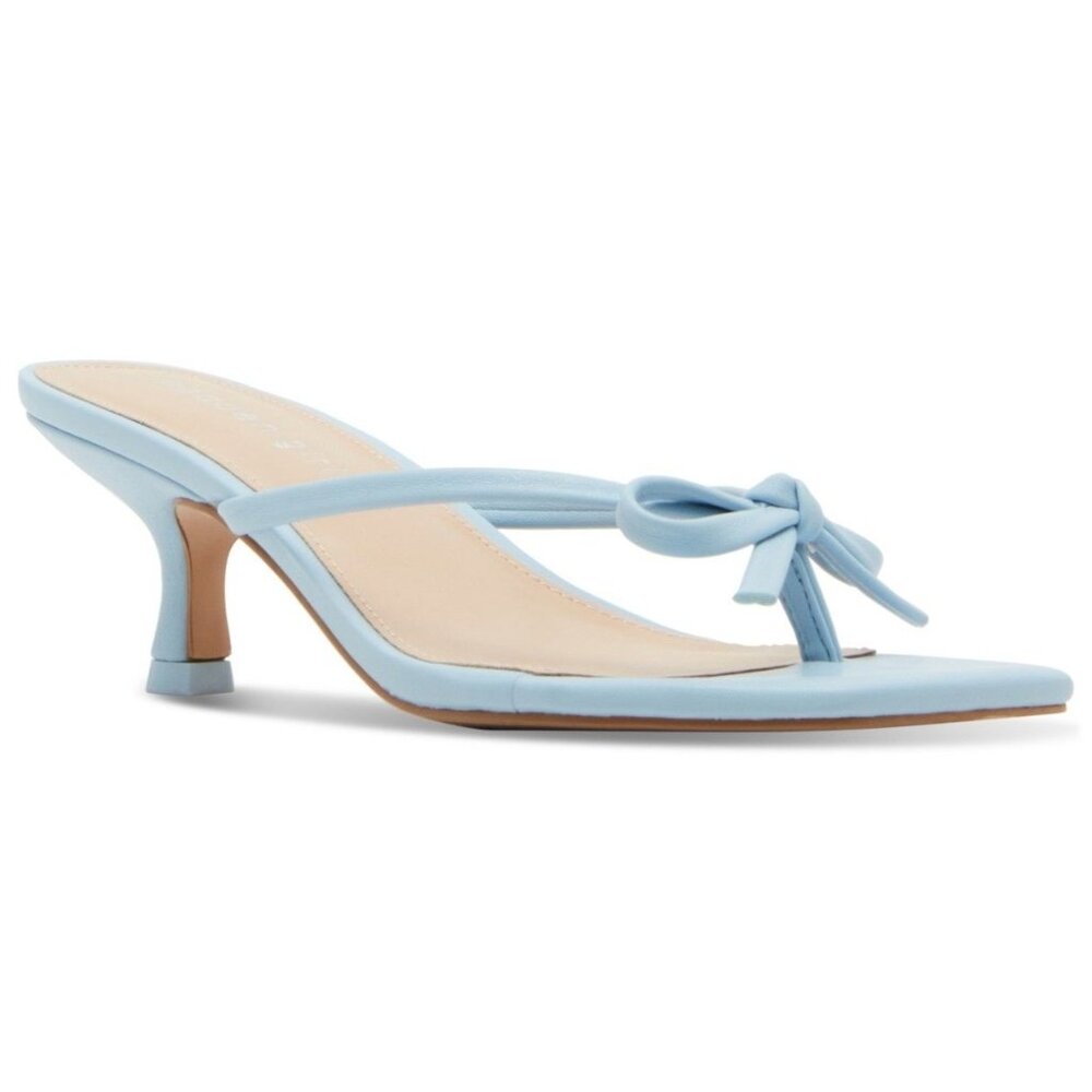 Madden Girl Charlotte Kitten Heel Bow Dress Sandals